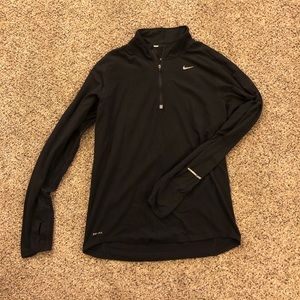 Nike black quarter zip